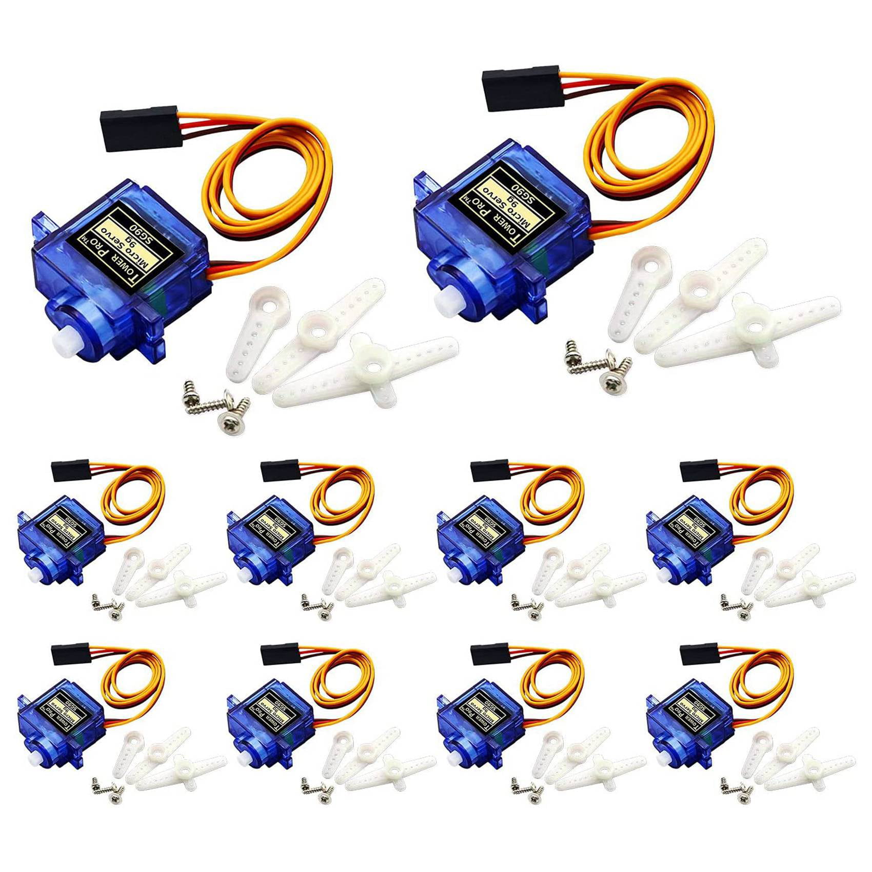 10pcs 9G SG90 Micro Servo motor RC Robot Helicopter Airplane Control Car Boat SM 