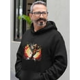 thumbnail image 2 of Motorcyle Stuntman Hoodie Men -Image by Shutterstock, Male Large, 2 of 4
