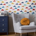 thumbnail image 2 of Joules Whatever the Weather White and Rainbow Wallpaper, 2 of 4
