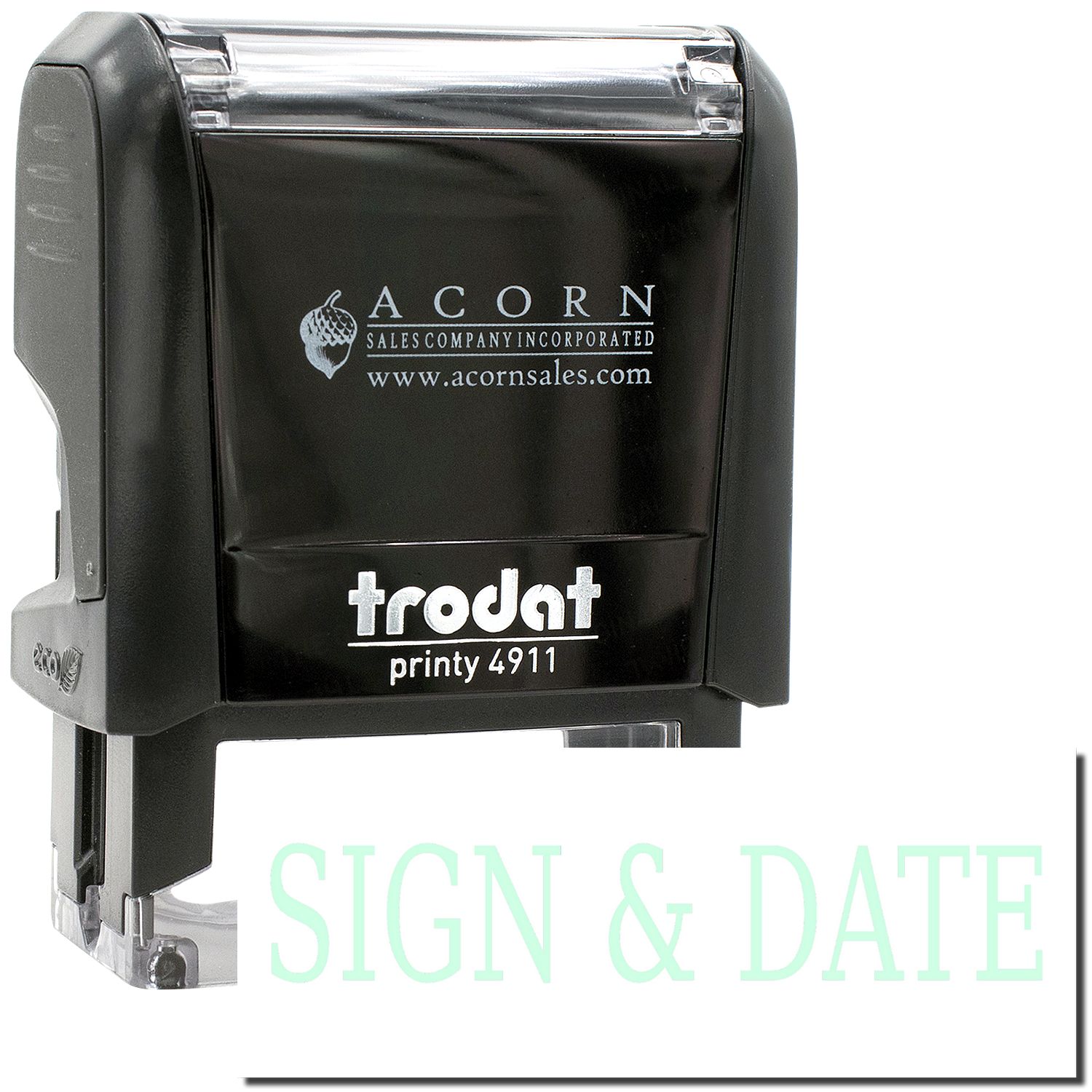 SelfInking Sign Date Stamp, Trodat Printy 4911, Press and Print