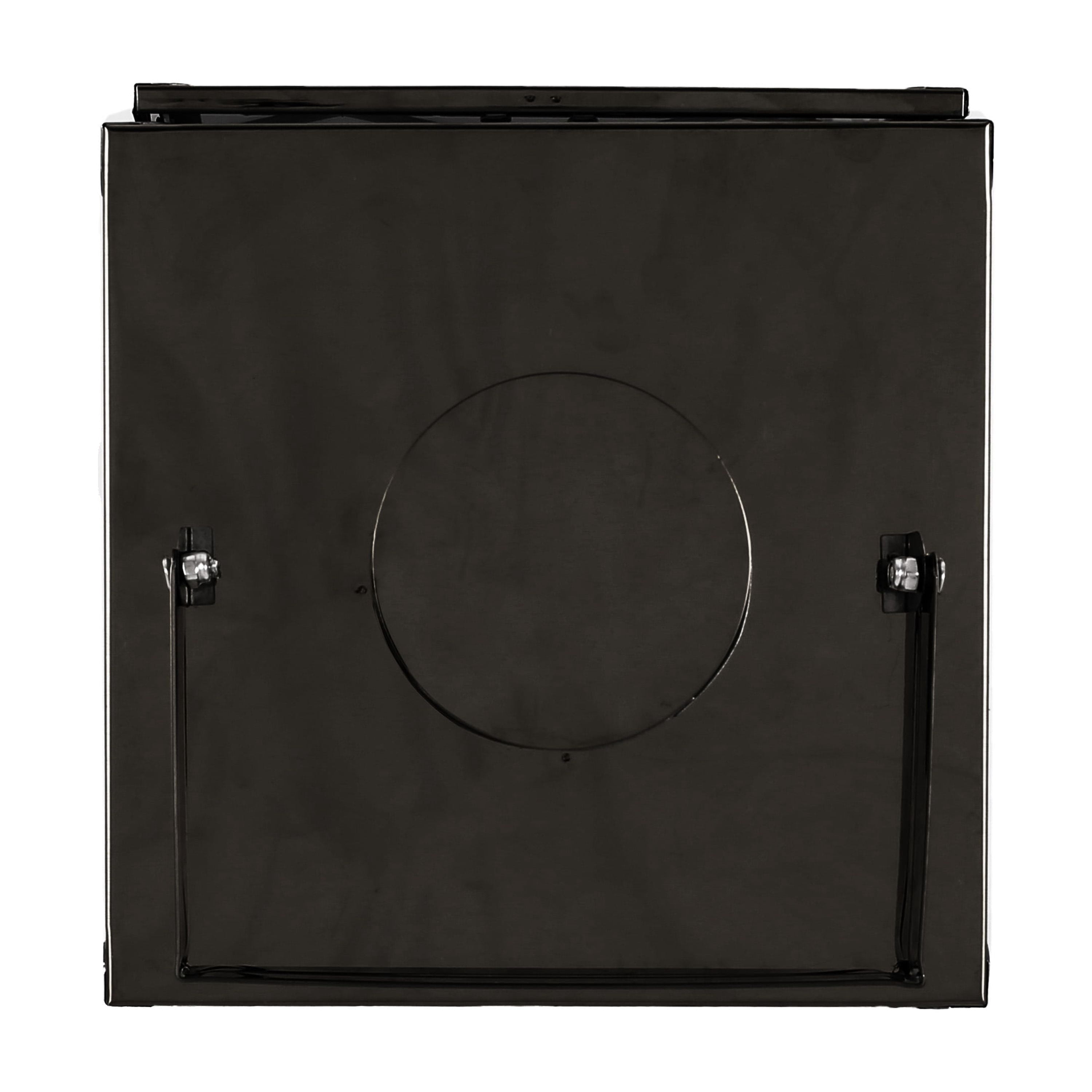 Farnsworth Stainless Steel Outdoor 14" Lantern, Black