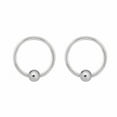 thumbnail image 1 of 2 captive bead rings hoops Eyebrow Belly Tragus Cartilage Septum 16G, 1 of 1