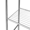 HoneyCanDo 4Tier OverTheToilet Chrome Shelving Unit