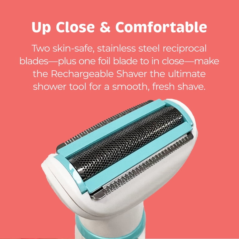 PalmPerfect Rechargeable Electric Women's Shaver with Shower Mount photo 8