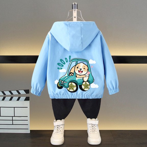 Xdegoge Girls Boys Rain Jacket Waterproof Windbreaker Jackets Lightweight Hooded Coat Outdoor Casual Sportswear for Boys Girls with Pockets Size 1-10