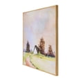 thumbnail image 3 of Creative Co-Op 31.5" Square Pastoral Watercolor Print on Canvas in Wood Frame, 3 of 6