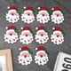 thumbnail image 2 of 10 piezas de parches de tela navideña, accesorios de decoración para festivales de tela no tejida (Papá Noel), 2 of 5