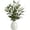 White A16, variant on 14-Inch UV Resistant Artificial Olive Tree, Faux Olive Plant with Olive Stems for Vase, Olive Branches for Indoor Outdoor Home Decor (White Ceramic Vase)