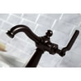 thumbnail image 4 of Kingston Brass KS3545KL Knight One-Handle Single-Hole Bathroom Faucet with Push Pop-Up Drain, Oil Rubbed Bronze, 4 of 7