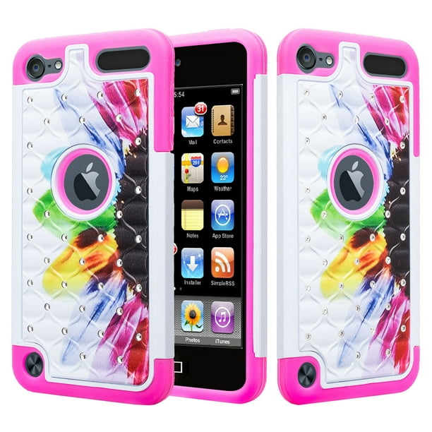 Apple iPod Touch 5, Touch 6, Touch 7, Diamond Rhinestone Studded