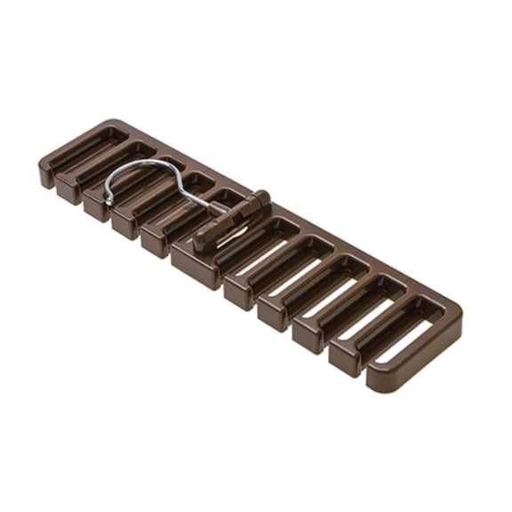 FOMIYES Multipurpose Belt Hanging Rack for Closet, Brown Organizer Hanger, 1 Set