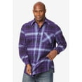 thumbnail image 2 of KingSize Men's Big & Tall Stretch Flannel Shirt, 2 of 4