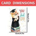 thumbnail image 3 of Cartoon character greeting card with envelope, funny birthday greeting card, 3 of 5