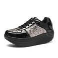 thumbnail image 5 of 2025 Clearance! Clothes under $5 asdoklhq Sneakers for Women,New Sequined Women's Shoes Foreign Trade Plus Size Fashion Sports Casual Shoes, 5 of 9