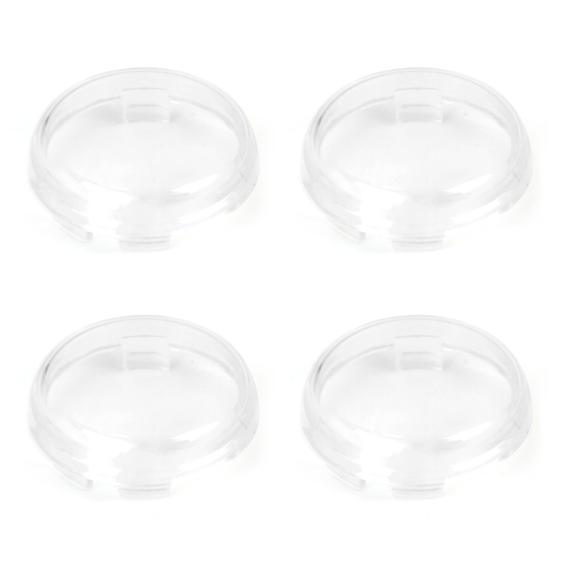 Motorcycle LED Turn Signal Light Indicator Lens Cover 4pcs Clear for