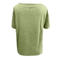 thumbnail image 5 of Mittory Womens Tunic T Shirts Short Sleeve Round Neck Soft Loose Shirts Summer Casual Tops with Pocket, 5 of 6