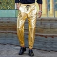 thumbnail image 3 of Men's Soft Comfy Loose Wide Leg Performance Sweatpants - Sports Running Cuffed Pants for Daily Use, 3 of 5