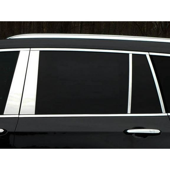 Stainless Steel Pillar Trim 8Pc Fits 2020-2021 Cadillac XT6 PP60212 QAA