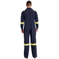 thumbnail image 2 of vastwit Mens Coveralls Reflective Safety Mechanics Jumpsuits High Visibility Workwear Navy Blue M, 2 of 7