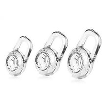 Clear Eargels for PLANTRONICS DISCOVERY 3 Pack (Small, Medium Large) 925 975 Wireless Bluetooth Headset Ear Gel Bud Tip Gels Buds Replacement Part Parts
