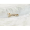 thumbnail image 2 of vylahjewellery Wedding Rings for Solitaire Engagement Ring Valentine Proposal Ring 18K Yellow Gold Ring for Wedding Pear Cut Moissanite Diamond Ring Bezel Set Bands, 2 of 9