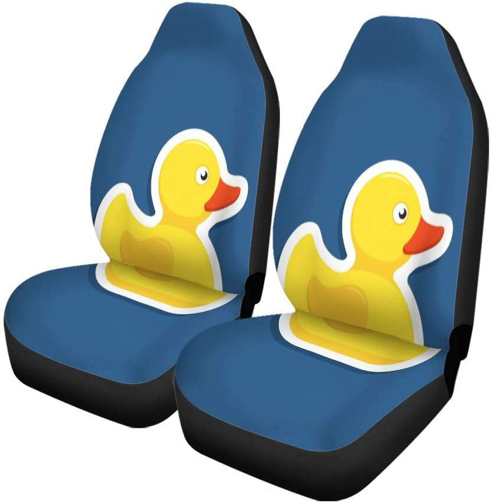 Rubber Duck Print Pattern Seat Cover Car Seat Covers Set 2 Pc, Car Acc –  Love Mine Gifts