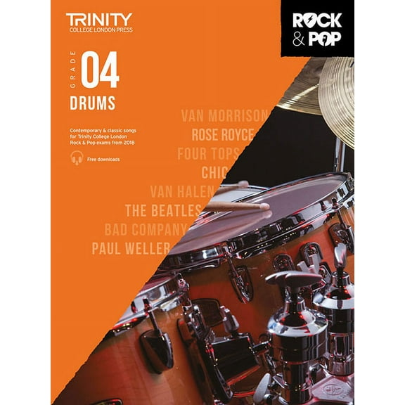 Trinity Rock & Pop 2018 Drums: Grade 4, (Paperback)