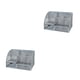 thumbnail image 3 of Organizador de escritorio de metal Moyic gran capacidad antideslizante lavable Plata 2Conjunto, 3 of 6