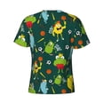 thumbnail image 6 of Vsdgher Sport Monster Print Men's Dry Fit Mesh Athletic Shirts Moisture Wicking Tennis T-Shirt Tops, 6 of 9