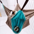 thumbnail image 4 of Greeniant Mascota colgante hamaca pelusa suave exquisita con 4 cintas de fijación ganchos jaula escondite rata túnel mascota casa cueva para Suministros para perros No.1 Greeniant PT001604-01, 4 of 6
