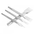 thumbnail image 3 of Professional Leather Craft Hole Punch Stitching Tools Set Stainless Steel, 4 Sizes Quick And Effortless Punching, Anti Slip Handle, For Professionals And Amateurs, 3 of 8