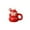 Red, variant on Cinvoph Christmas Ceramic Coffee Cups, Cartoons Snowman Mug, Gifts for Holiday Party, Red