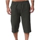 thumbnail image 1 of Pantalones de Lino Casual Suelto Cortado, Color Sólido Cordón Mezcla de Algodón para el Uso Diario, 1 of 6