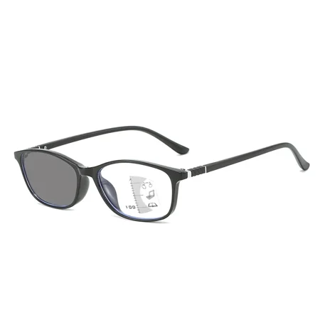 Smart Photochromic Multifocal Reading Glasses Vintage Near Far Progressive Presbyopia New Small Square Color Changing Eyeglasses