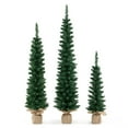 thumbnail image 6 of Resenkos 3-Piece Pre-Lit Artificial Christmas Tree Set with Green Branches - Green, 6 of 8