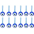 thumbnail image 1 of Evil Eye Beads Erbulus, cristal turco, azul, 1,6 cm de diámetro, 12 unidades, 1 of 5