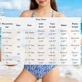 thumbnail image 3 of BRGZLK Girl's 2 Piece Swimsuit Vacation Beach Cute Floral Print Spaghetti Strap Triangle Bikini Set, Kids Girls Swimsuit Two-Piece Set Blue 12-13 Years, 3 of 7