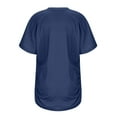 thumbnail image 6 of Drses Womens Summer Tops Women's Fashionable Casual Short Sleeved Waist Pleated Round Neck Large Short Sleeved T-shirt Top Tops for Women Trendy, 6 of 6