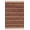 Crimson, Sandstone, Olive / Brenda, variant on Brenda Bohemian, Transitional Area Rug - Indigo, Tan, Rust - 6' x 9'