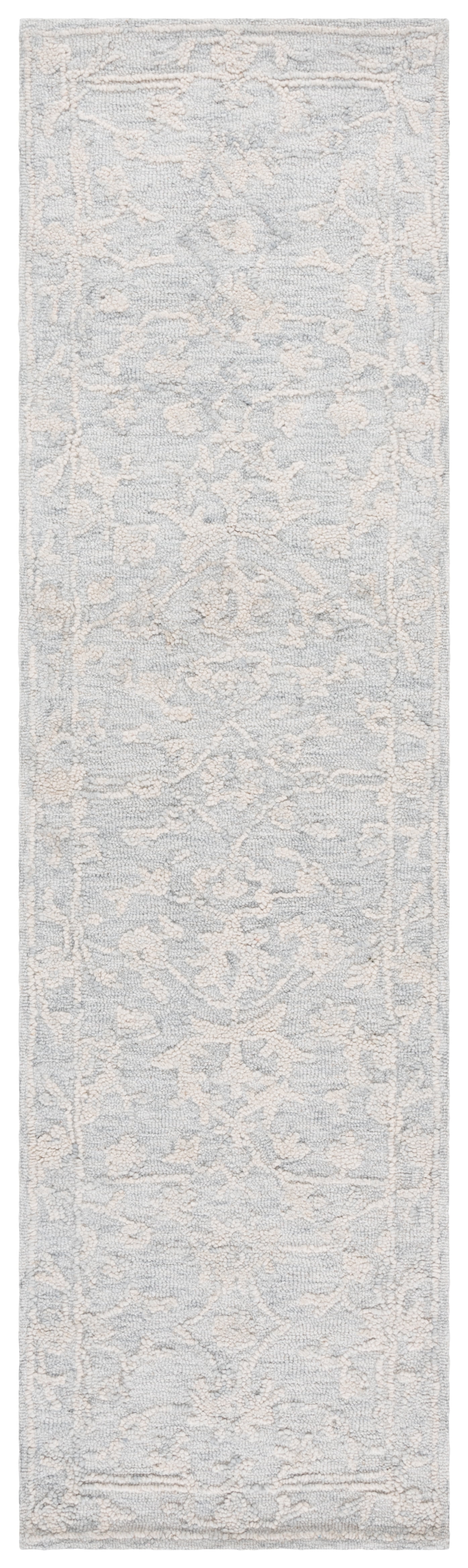 SAFAVIEH Abstract Alison Oriental Runner Rug, Light Gray/Ivory, 2'3" x 8'