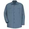 thumbnail image 2 of Red Kap Men's Long Sleeve Wrinkle-Resistant Cotton Work Shirt, 2 of 5