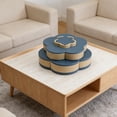 thumbnail image 1 of BotaniNest Rotating Snack Platter With Lid Perfect Dip And Serving Tray For Parties Picnics And Travel, 1 of 4