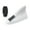 White, variant on Car Solar Led Collision Light Warning Lights Universal Shark Fin Light Automobile Decorating Ante Accessories G3h1 Modeling