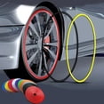 thumbnail image 2 of 26Ft Car Wheel Hub Rim Edge Protector Ring Tire Guard Sticker Line Rubber Strip, 2 of 10