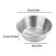 thumbnail image 3 of Matsuzay Cuenco de inmersión multifuncional de acero inoxidable, solución ligera y portátil, tazas de salsa duraderas Cocina y Comedor 7 cm (lijado), 3 of 6