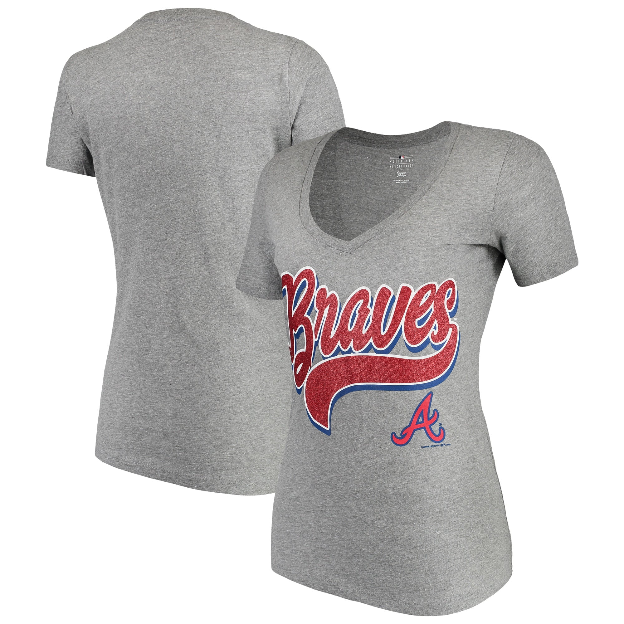 Women's New Era Heathered Gray Kansas 