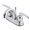 Polished Chrome, variant on Kingston Brass KB8615EFL 4 in. Centerset Bathroom Faucet, Oil Rubbed Bronze