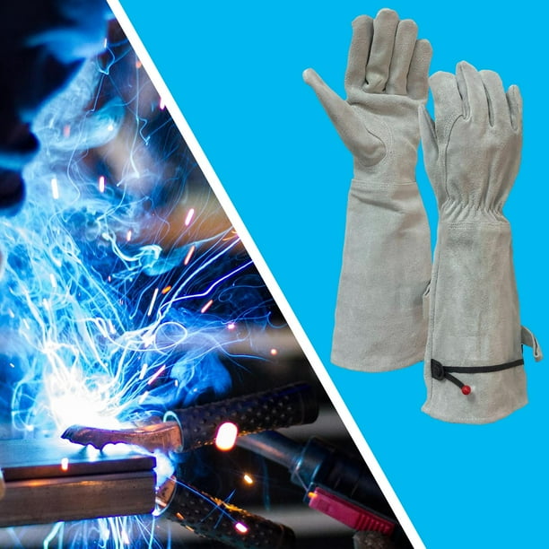 Guantes de jardinería de cuero de PU para mujeres y hombres Guantes de protección de antebrazo largo resistente a prueba de espinas Guantes de trabajo M DYNWAVEMX Guantes largos de jardinería