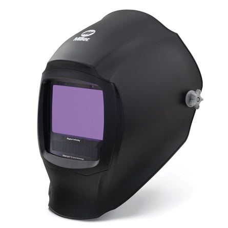 Miller 296786 Digital Infinity Auto Darkening Welding Helmet with ClearLight 4x Lens, Black