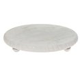 thumbnail image 1 of Solene White Marble Trivet, 1 of 3